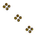 thumbnail image 1 of Baohd 1/2/3/5 RC Wheel Rim Tires Reliable and High-Performance for Wltoys K969 K989 P929 128 Scale Buggy Hobby Yellow 3PCS, 1 of 1