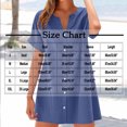 thumbnail image 3 of Ovzne Robes d'Été pour Femmes Robe Femme Été Camisole Sans Manches Dentelle Robe à Encolure Plissée Robe de Printemps Manches Courtes Liquidation, 3 of 6