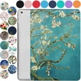 thumbnail image 1 of iPad Mini 7.9 Inch 5 Gen [ Mini 5th Generation 2019 ] A2133 A2124 A2126 MUXH2LL/A MUXF2LL/A MUXG2LL/A Trifold Printed Slim Adjustable Stand Feature Case with TPU Heat Dissipation Back - Blossom, 1 of 6