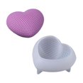 thumbnail image 1 of S/M/L Grid Heart Silicone Candle Mold Handmade 3D Love Shape Aromatic Soap R1F1, 1 of 7