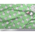 thumbnail image 3 of Soimoi Viscose Chiffon Fabric Pug Dog Print Fabric by Yard 42 Inch Wide, 3 of 3