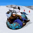 thumbnail image 2 of Tube de Neige Gonflable Enfants Adultes Jouet Amusant d'Hiver Traîneau d'Eau Noir, 2 of 8