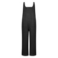 thumbnail image 4 of EQWLJWE Liquidation d'Été! Combinaisons Sans Manches à Boutons pour Femmes, Taille Haute, Coupe Basse, Col Rond, Pantalon Long, 4 of 4