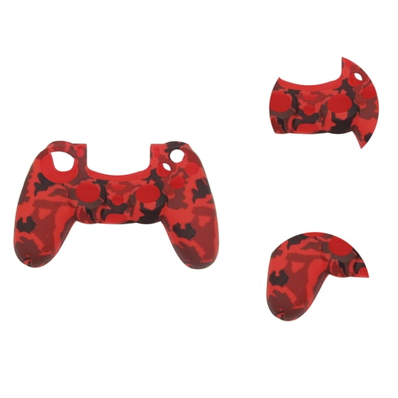 Replacement for PS4 Wireless Controller Case Camouflage case ;Cover Printing Soft Silicone Gel Skin Protective Rubber Cover