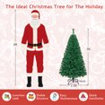 thumbnail image 2 of Gymax 5' Green Holiday Season Artificial PVC Christmas Tree Indoor Outdoor Stand, 2 of 10