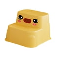 thumbnail image 2 of Siruishop Cartoon Step Stool Children Potty Training Step Stool for Bedroom Countertop Yellow, 2 of 8