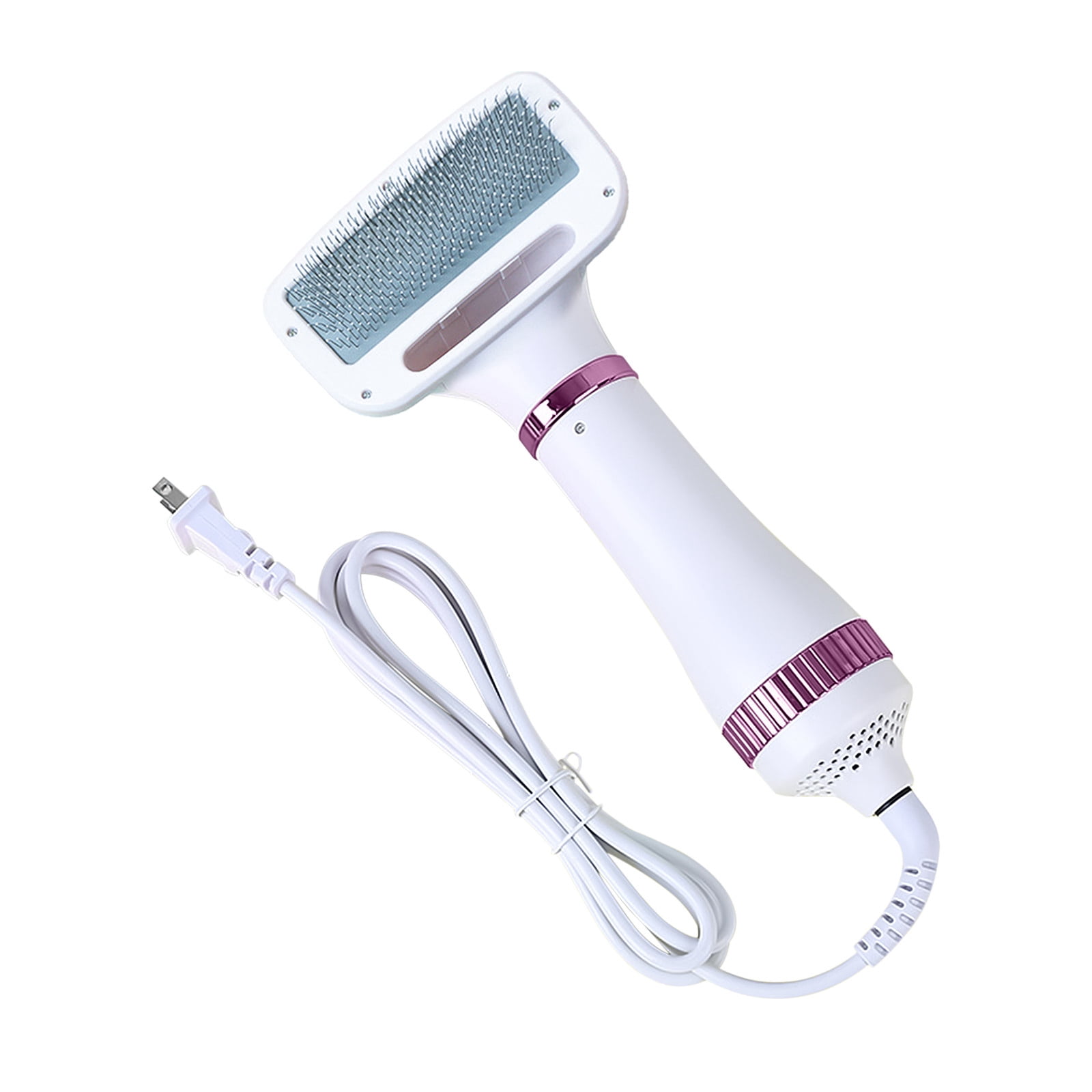 Hair Dryer Brush Dog Hair Dryer Portable Brush Pet Hair Dryer 3-Temperature Portable Silent 2-In-1 Pet Hair Dryer, Suitable for Small And Medium-Sized Pets