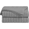 thumbnail image 1 of Unique Bargains Cotton Blanket Decorative Cable Knitted Throw Soft Knit Blankets, 1 of 10