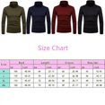 thumbnail image 2 of Mens Thermal High Collar Turtle Neck Skivvy Long Sleeve Sweater Stretch T-Shirt, 2 of 5