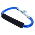 thumbnail image 4 of (6 Pack) Aluminum Multi-Color Carabiner Spring Clip Keychain Blue Jumbo, 4 of 5