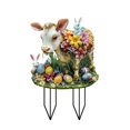 thumbnail image 2 of Garden Stake Easter Decoration Easter Garden Rabbits Decoration Easter Decoration Outdoor Vintage For Outdoor Spring Easter Bunny Outdoor Garden Signs Easter, 2 of 6
