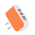 thumbnail image 3 of Universal Candy Color 3 USB Multi-Port Wall Charger adapter ; Wall US Plug Wall Adapter Cube Block AC 110-220V 5V, 3 of 3