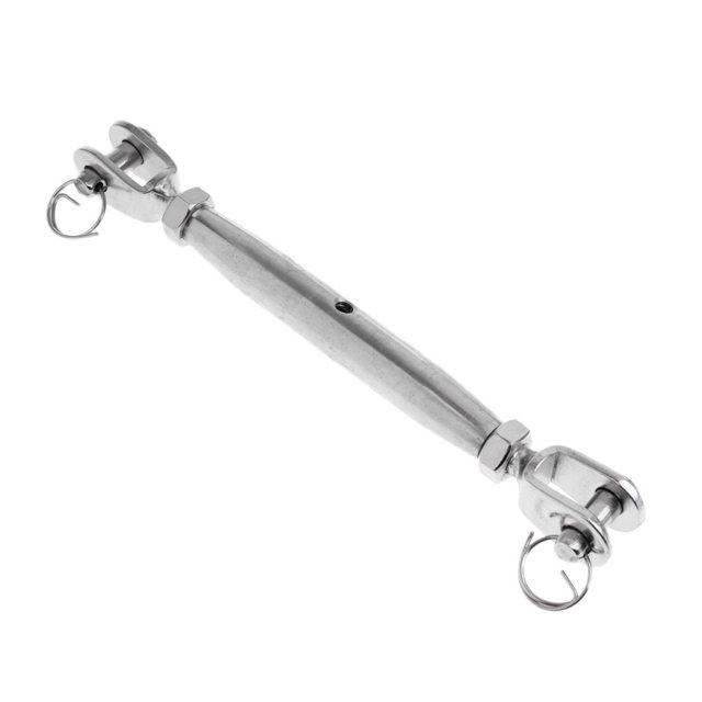 Thinsony Marine 304 Acier Inoxydable Mâchoire / Mâchoire Fermé Corps Tourbillon Rigging Vis Élastique et Argent 10mm 1Set