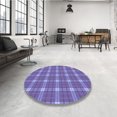 thumbnail image 4 of Ahgly Tapis Rectangulaire Lavable en Machine Intérieur Transitionnel Bleu Ardoise, 5 Pieds x 8 Pieds, 4 of 7