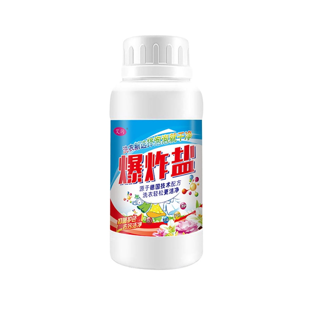 Giyblacko All Detergent 2pcs Color Bleaching Powder Bath Fizzer Laundry Remove Stains Quickly