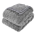 thumbnail image 1 of KFFKFF Weighted Blanket, 20 lbs, 60 x 80 in Queen Size, Sherpa Fleece Heavy Blanket with Glass Beads, Soft Warm Cozy Fluffy Touch, for 200-250 lbs Adults, 1 of 9