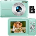 thumbnail image 1 of Zostuic Digital Camera, 1080P 44MP Vlogging Camera 16X Zoom Compact Portable Mini Rechargeable Kids Camera with 32GB Card, 1 of 8