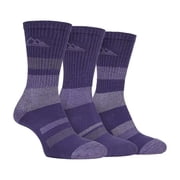Storm Valley - 3 Pairs Ladies Anti Blister Cotton Hiking Socks with Padded Sole