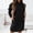 Black, variant on HBFAGFB Hoodies for Women Autumn and Winter Long Casual Hooded Long-Sleeved Sweater Dress Black Size S