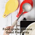 thumbnail image 4 of QualitChoice Silicone Spoon Rest Heat Resistant Teabag Tidy Holder Cooking Dish Home Yellow 1Set, 4 of 6