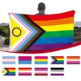 thumbnail image 1 of Flag Flag Progress LGBT Flags 3x5 Outdoor Bisexual All Inlcusive Flag Heavy Duty Polyester Flags Deco Bisexual Lesbians, 1 of 5