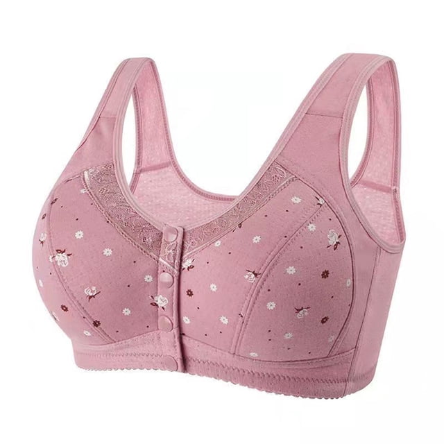 EQWLJWE Woman's Comfortable Lace Breathable Bra Underwear No Rims True Bras For Women