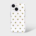 thumbnail image 1 of Caseco Mag-SafeiPhone 15 Gold Hearts Clear Case, 1 of 5