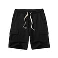 thumbnail image 1 of EOYWHK Summer Cargo Shorts for Men Soft Cotton Shorts Quick Drying Breathable Summer Shorts, 1 of 7