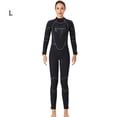 thumbnail image 4 of QualitChoice Plongée Voile Plongée Costume 5MM Capuche Résistant à l'Usure Pantalon Long Combinaison de Plongée de Qualité Matériel Corps Frais Sentiment pour l'Hiver Femelle Gris L, 4 of 6
