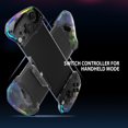 thumbnail image 4 of Manette de Jeu pour Switch OLED, Manette de Jeu Portable Tout-en-un avec Lumière LED Réglable Design Ergonomique Gyroscope 6 Axes Mappage Turbo, 4 of 6