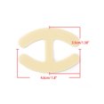 thumbnail image 4 of INSPIRE CHIC Bra Shoulder Strap Clips Buckles Bra Strap Anti-Slip Buckles Straps for Women Skin Color-H Shape, 4 of 6