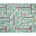 thumbnail image 4 of oneOone Polyester Lycra Fabric Triangle & Line Geometric Decor Fabric Printed BTY 56 Inch Wide, 4 of 4