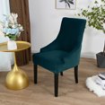 thumbnail image 4 of Amdohai Chair Cover Velvet Chair Slipcovers Removable Washable Soft Dining Chair Protector Cover Jasper, 4 of 8