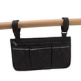 thumbnail image 2 of Sacoche pour Fauteuil Roulant, Sac Latéral pour Fauteuil Roulant de Conception Multi Poche Fiable de Grande Capacité pour Chaises Mobiles Noir, Rouge, 2 of 8