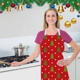 thumbnail image 4 of Vaidha Christmas Classic Holiday Linen Apron, 4 of 6