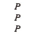 thumbnail image 4 of relayinert Durable And Rustproof Metal House Number Plaque Impeccable Door Decoration Easy To Install Metal Letters House Numbers B17--P 3Set, 4 of 6