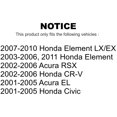thumbnail image 2 of Front Suspension Stabilizer Bar Link Kit For Honda Civic CR-V Element Acura RSX EL, 2 of 2