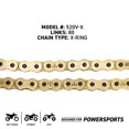 thumbnail image 2 of Niche Gold 520 X-Ring Chain 80 Links With Master Link Motorcycle 519-CDC2561H, 2 of 5