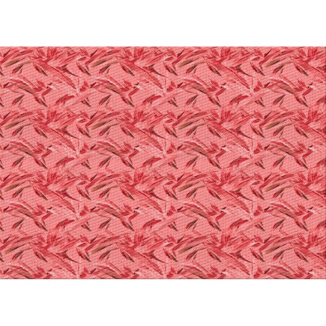 Ahgly Company Tapis de Zone Rectangulaire Transitionnel Rouge Rubis pour Intérieur, Lavable à la Machine, 2 Pieds x 4 Pieds