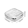 thumbnail image 3 of Vitamin Organizer Vitamin Dispenser Supplement Organizer Portable Vitamin Sorter Large Size 4 Compartment Container Suitable For Outdoor Traveling, 3 of 7