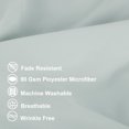thumbnail image 3 of PiccoCasa 2 Pcs Body Pillowcases Microfiber Envelope Long Pillowcover, Standard Light Gray, 3 of 8