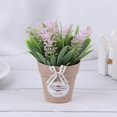 thumbnail image 4 of Artificial Plant Decorative Flowers Fake Flowers Mini Potted Bonsai Green Plant, 4 of 7