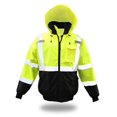 thumbnail image 1 of Boss Manufacturing 257051 Lined Polyester Bomber Jacket, Yellow - Large, 1 of 1