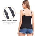 thumbnail image 2 of Charmo Women's Lace Camisole Adjustable Spaghetti Strap Tank Tops 2 Pack, 2 of 5