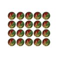 thumbnail image 2 of RRJ Christmas Party Tableware Set Disposable Plates Cups Napkins, 20-Piece Holiday Dinnerware Kit, 7-Inch 9-Inch Paper Plates For Festive Gatherings, Red Green Gold Themed Disposable Tableware, 2 of 6