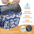 thumbnail image 2 of Bloom Print Romantic Floral Backpack Cooler - 20L High Capacity, Durable & Lightweight for Travel, 2 of 6