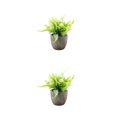 thumbnail image 1 of Decodeary Green Eco-friendly Artificial Money Tree In Pot Long-lasting Durability Realistic Appearance white rose 2Set, 1 of 6