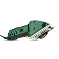 thumbnail image 2 of Rotorazer Compact Circular Saw Set with 3.35 in Blades, Dust Collector and Case, Green, 2 of 9