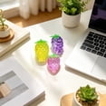 thumbnail image 3 of Anmrize Jouet à Presser en Forme de Fruit, Jouet Anti-Stress Rempli de Gelée, Jouet Fidget Transparent, Motifs Raisin Fraise Ananas, Jouet à Presser en Forme de Fruit Transparent, Anti-Stress Rempli de Gelée, 1 Pce Pandom, 3 of 5