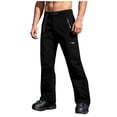 thumbnail image 2 of Cameland Unisexe Décontracté à la Mode Uni Patchwork Fermeture Éclair Multiples Poches Pantalon de Ski, 2 of 9